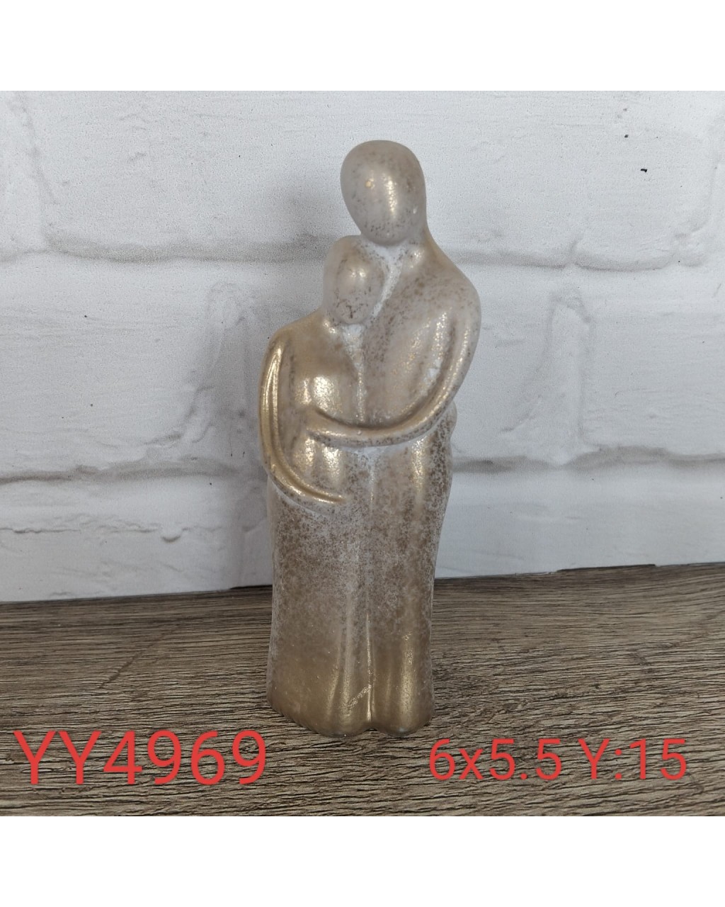 YY4969 Hamile Kadına Sarılan Erkek Figürü Silikon Kalıp • El Yapımı Duygusal Dekor ve Anlamlı Hediye Seçeneği!